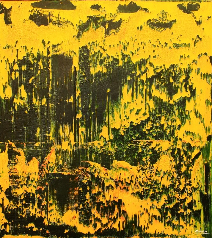 065. Variácie v žltom,2011, olej,plátno 90x80cm.jpg